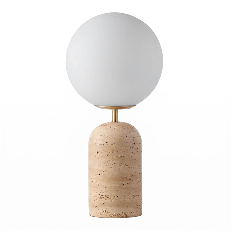 Nuvor Travertine Table Lamp