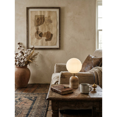 Nuvor Travertine Table Lamp