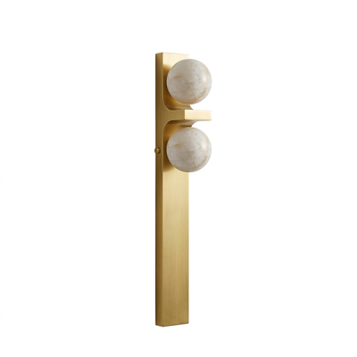Auralen Alabaster Wall Sconce