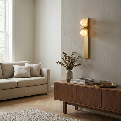 Auralen Alabaster Wall Sconce