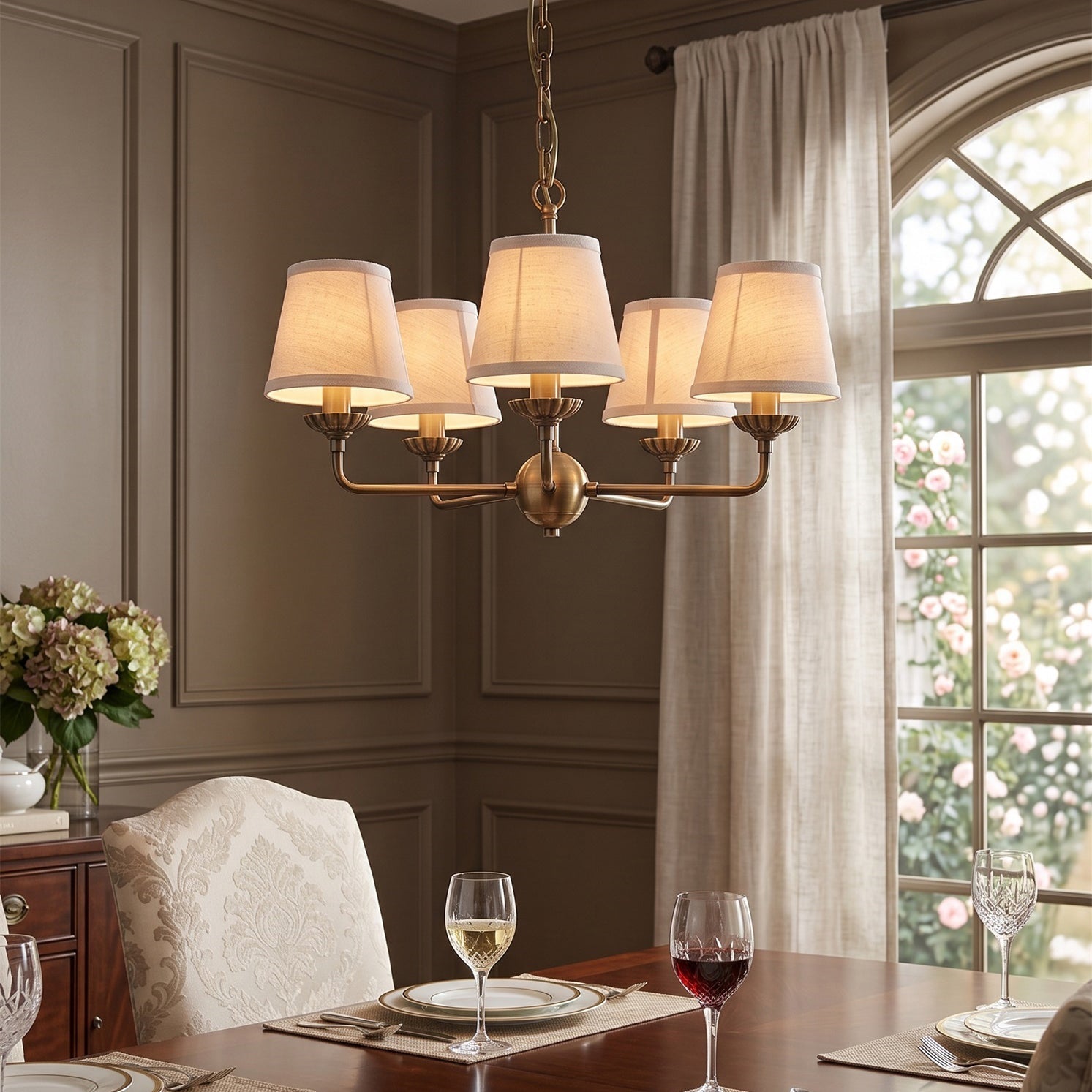 Briarstead Brass Chandelier