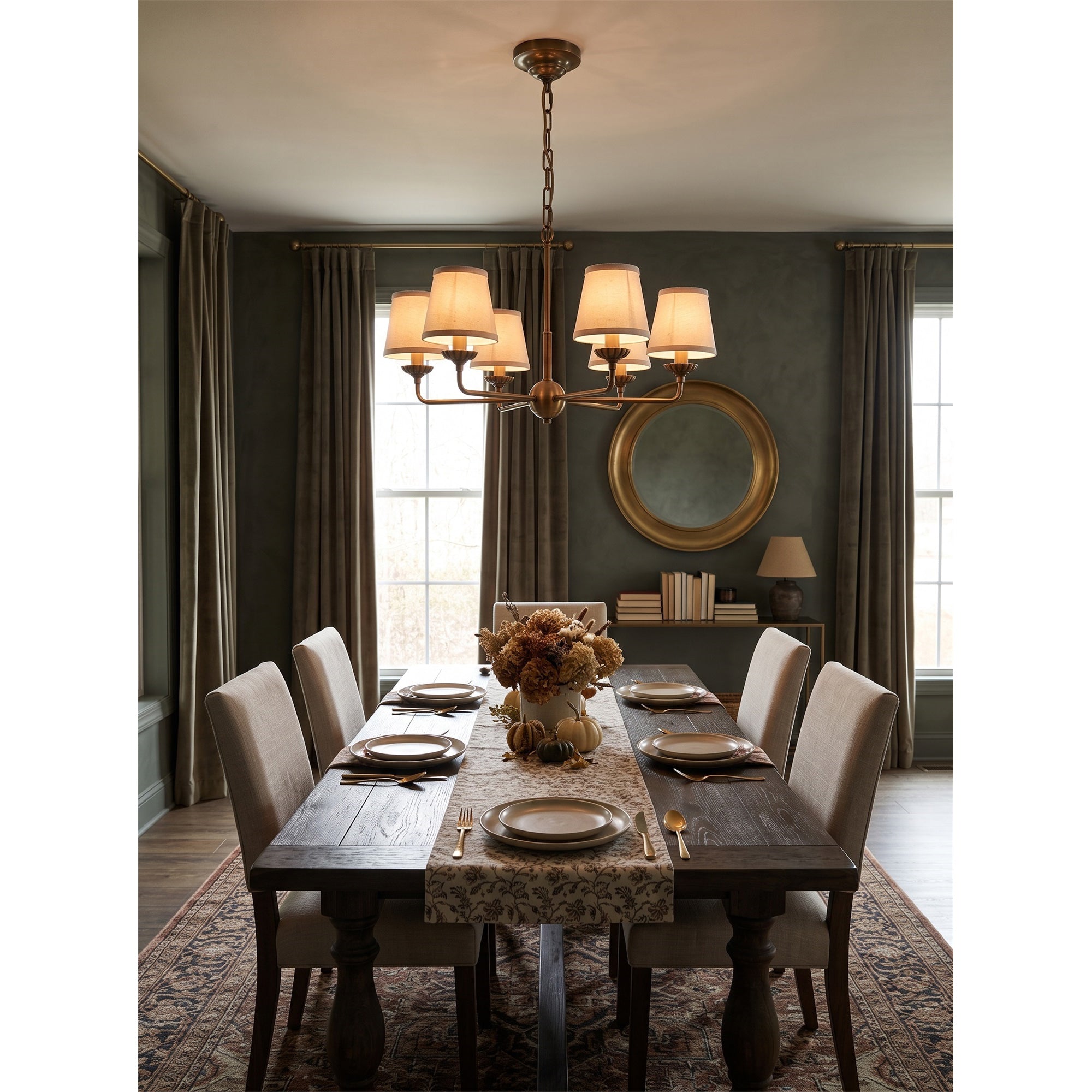 Briarstead Brass Chandelier