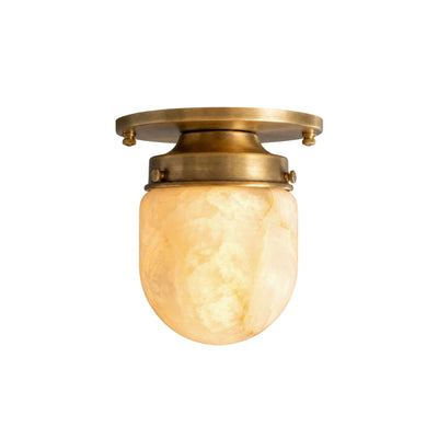 Ardenvale Shaped Alabaster Flush Mount Ceiling Light