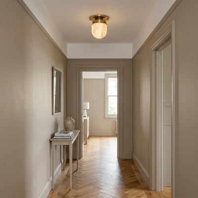 Ardenvale Shaped Alabaster Flush Mount Ceiling Light