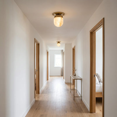 Ardenvale Shaped Alabaster Flush Mount Ceiling Light