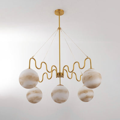 Eirinissa Balanced Glass Chandelier