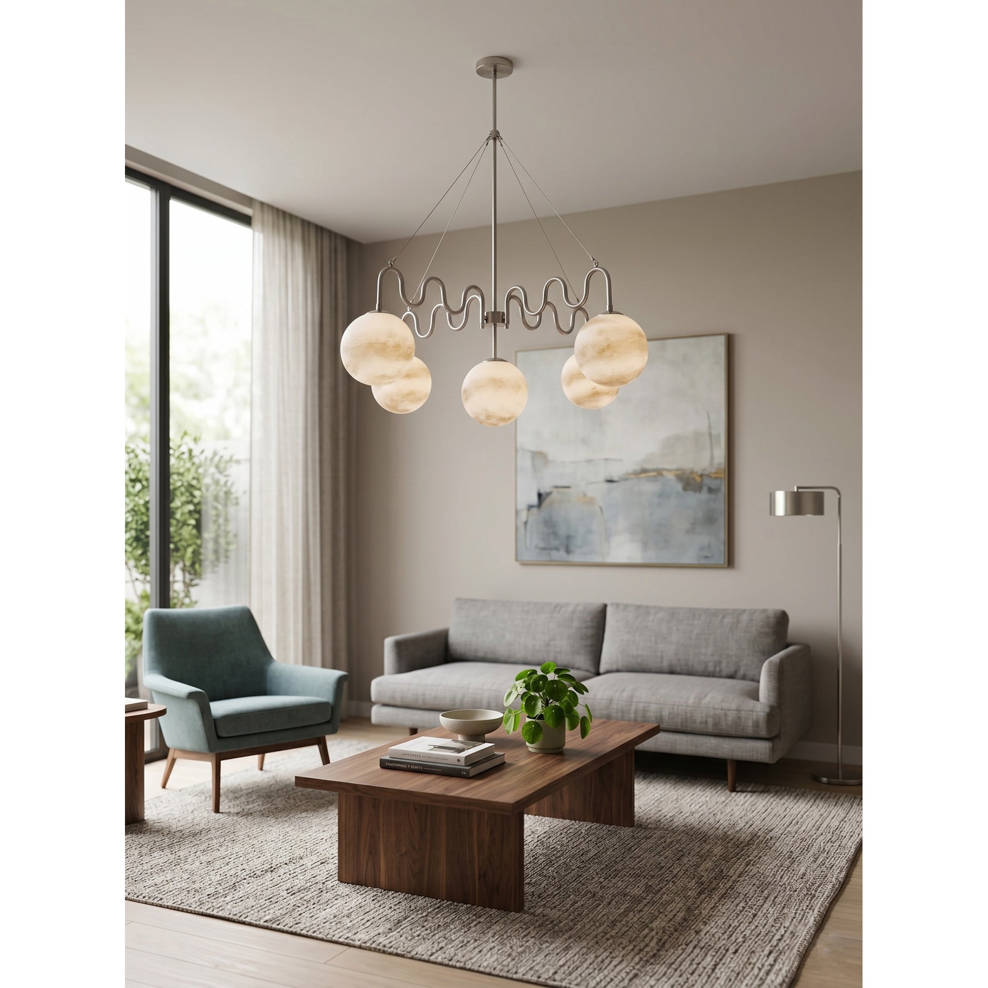 Eirinissa Balanced Glass Chandelier