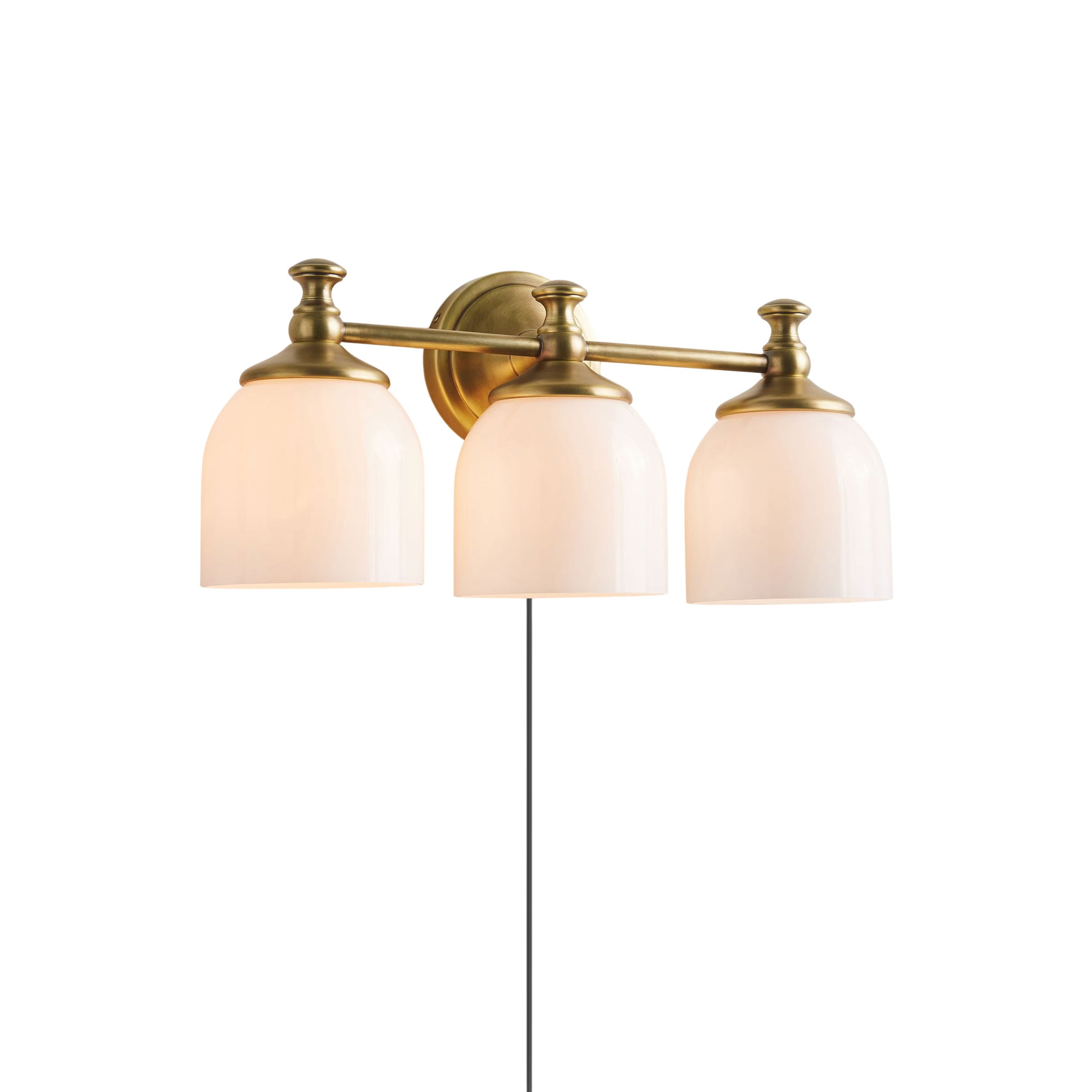 Celiaya Chart Glass Plug-in Wall Sconce