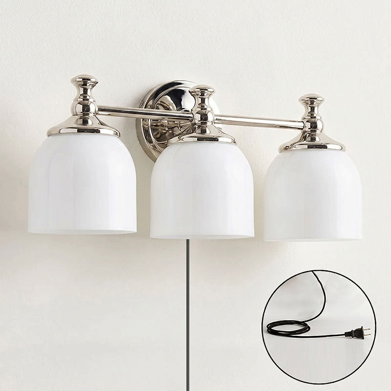 Celiaya Chart Glass Plug-in Wall Sconce
