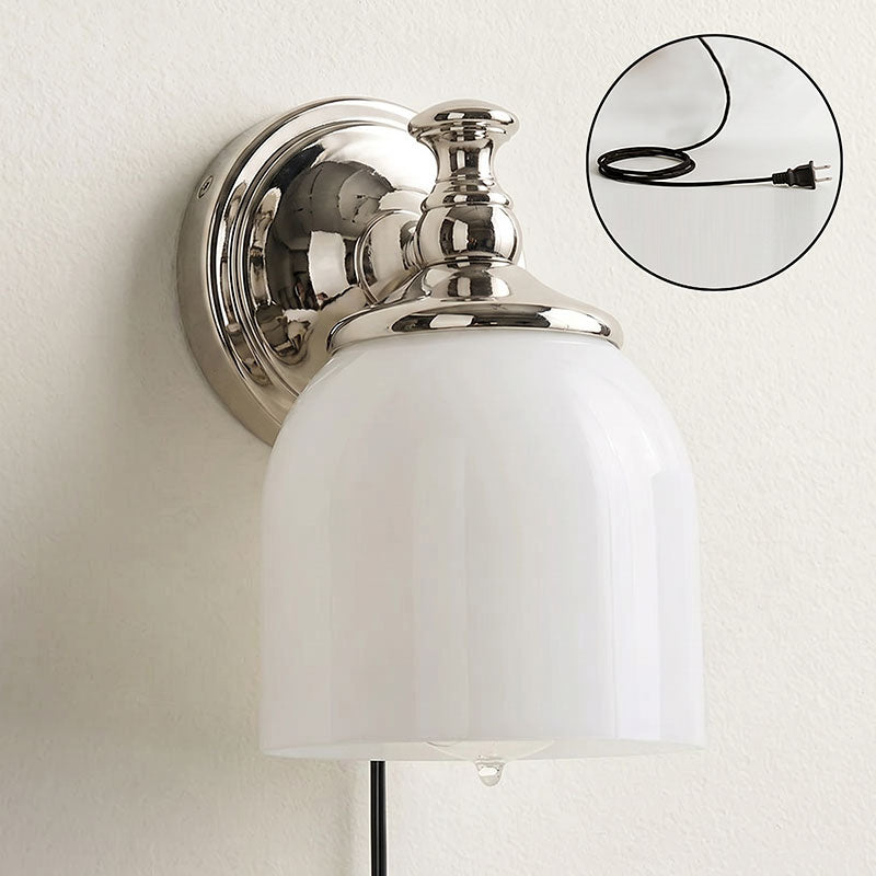 Celiaya Chart Glass Plug-in Wall Sconce