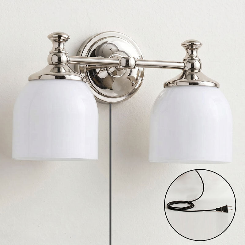 Celiaya Chart Glass Plug-in Wall Sconce