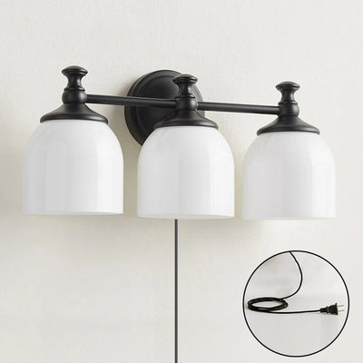 Celiaya Chart Glass Plug-in Wall Sconce