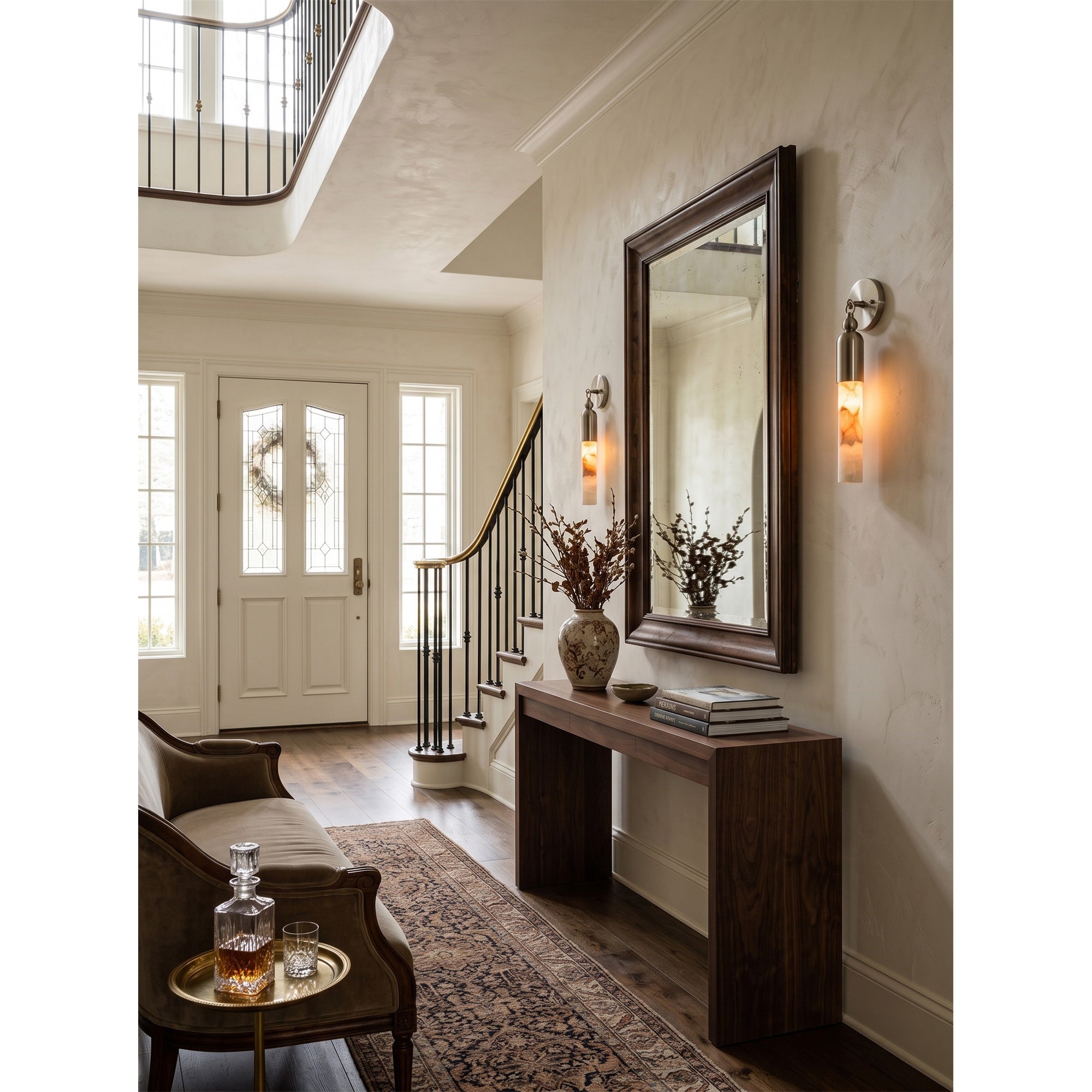 Oakcrest Alabaster Indoor Wall Light