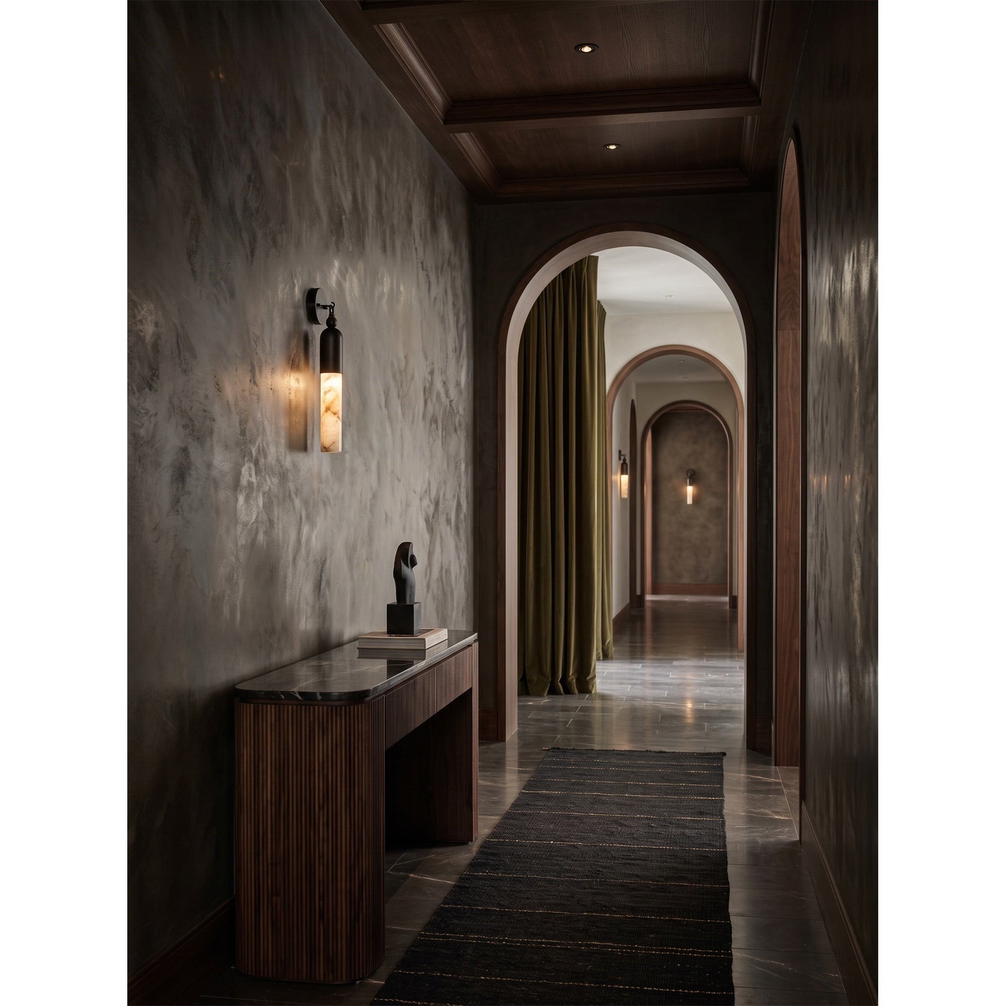 Oakcrest Alabaster Indoor Wall Light