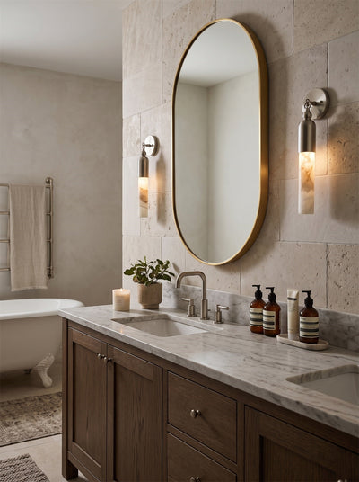 Oakcrest Alabaster Indoor Wall Light
