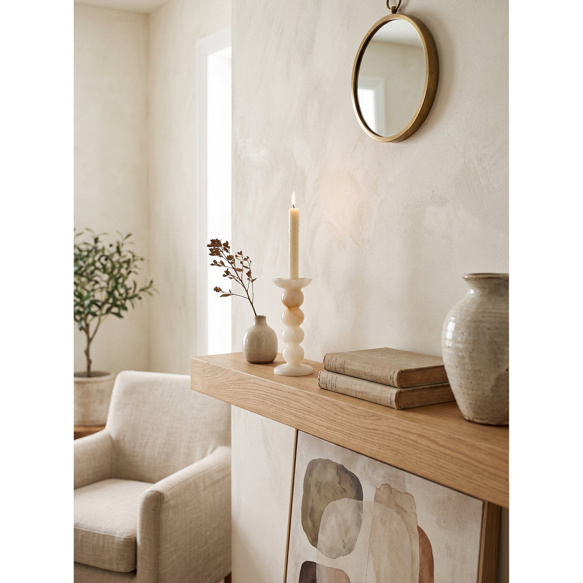 Jorrenford Onyx Candlestick