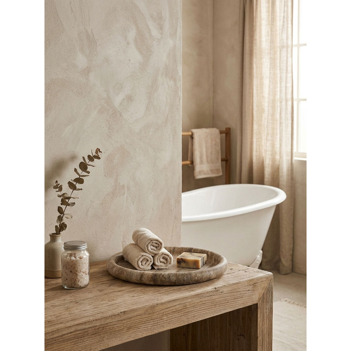 Vardenford Travertine Tray