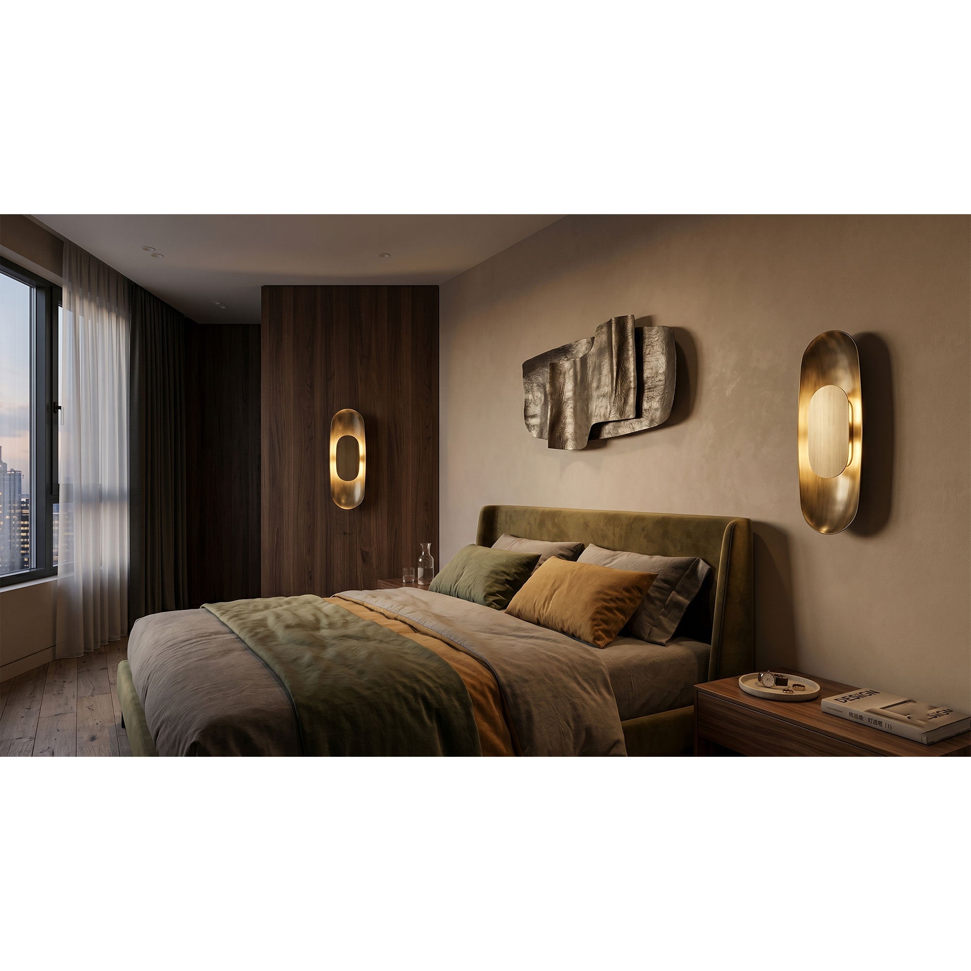 Caldershire Brass Indoor Wall Light
