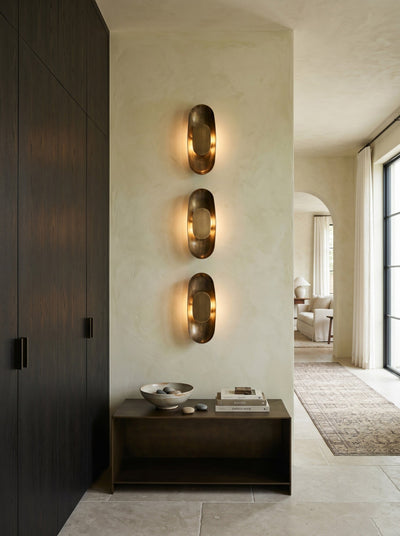 Caldershire Brass Indoor Wall Light