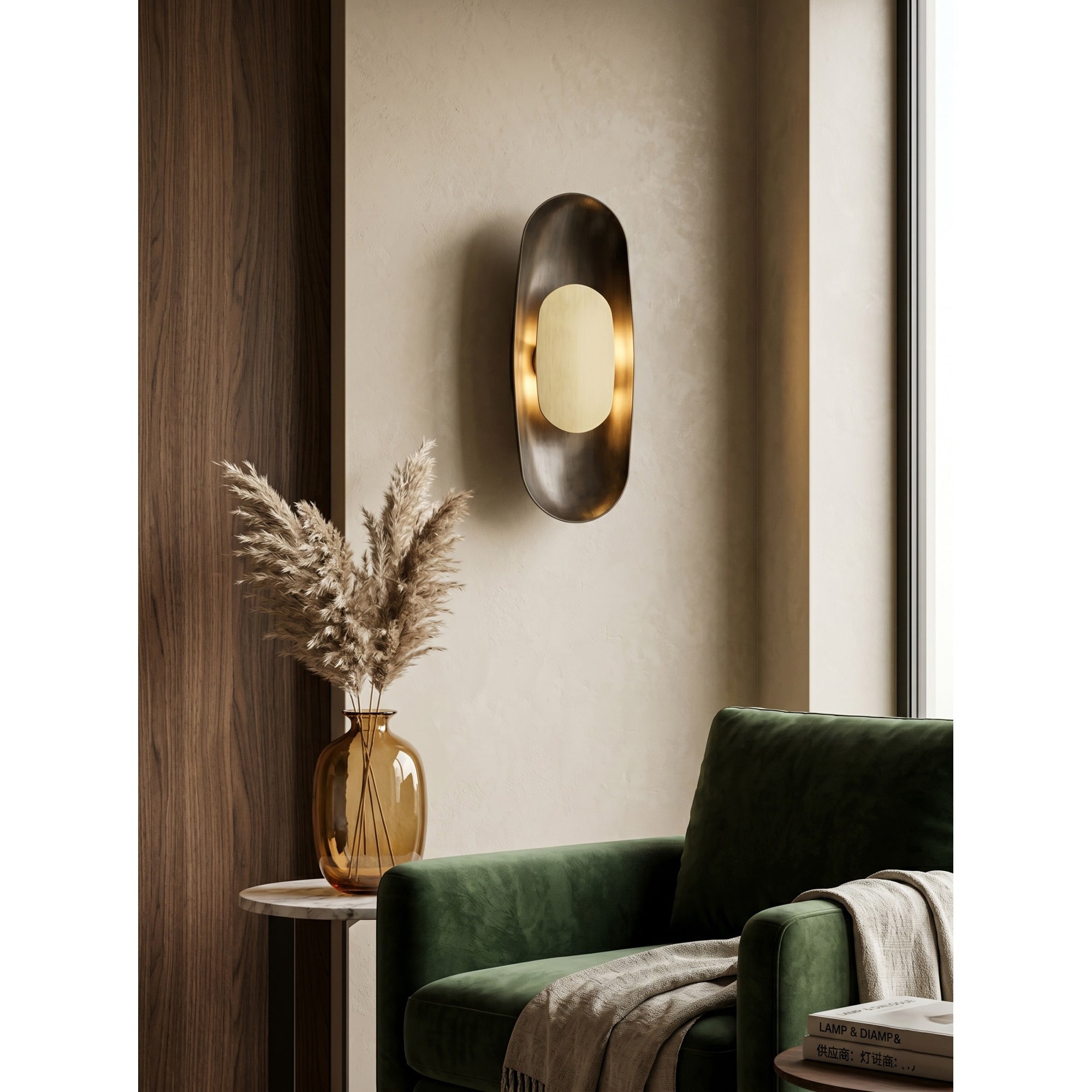Caldershire Brass Indoor Wall Light