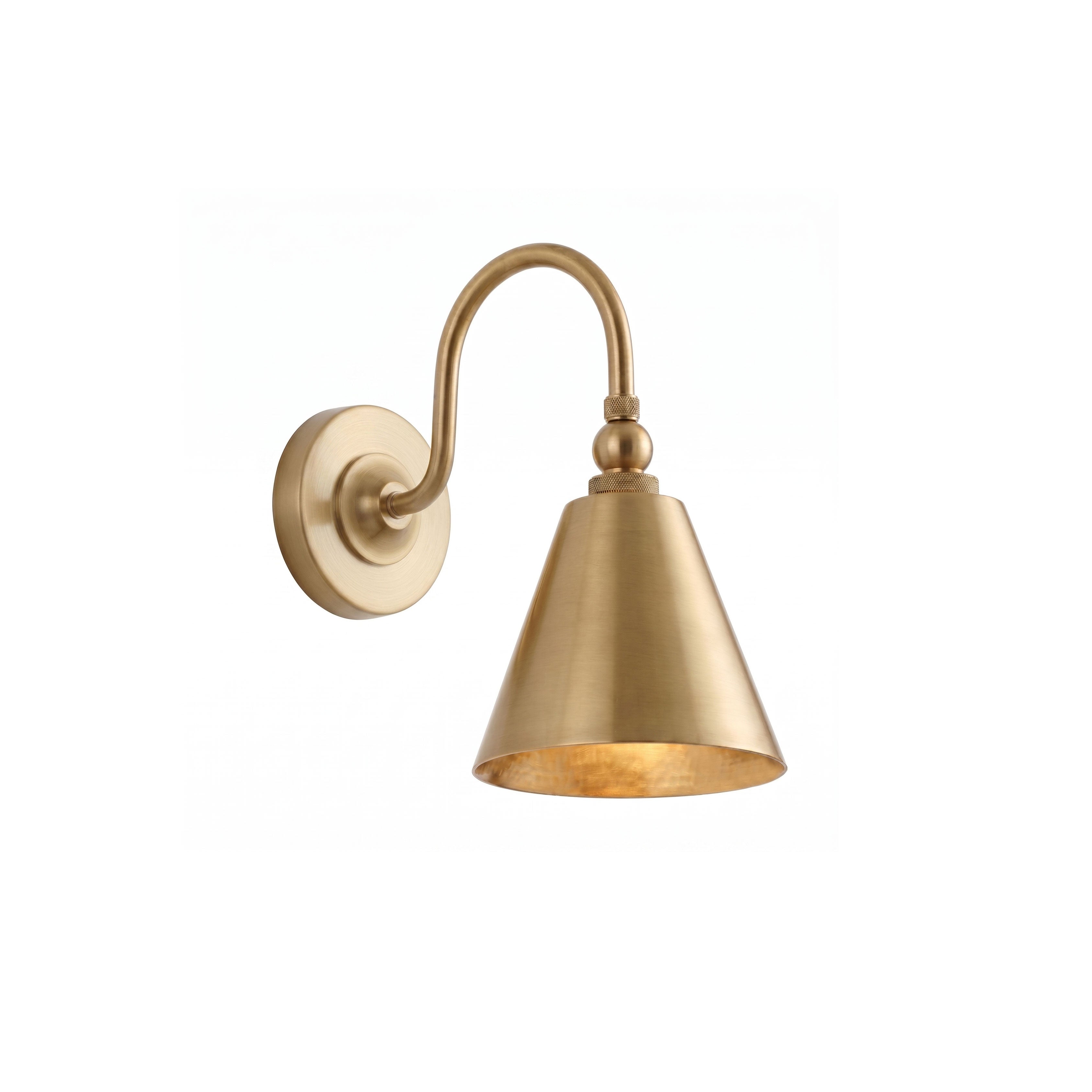 Forna Brass Wall Sconce