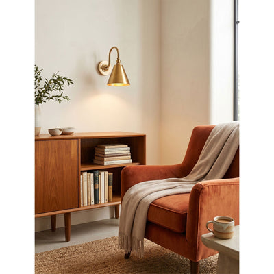 Forna Brass Wall Sconce