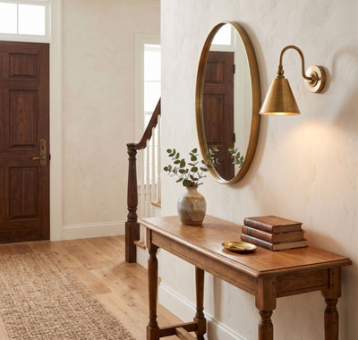 Forna Brass Wall Sconce