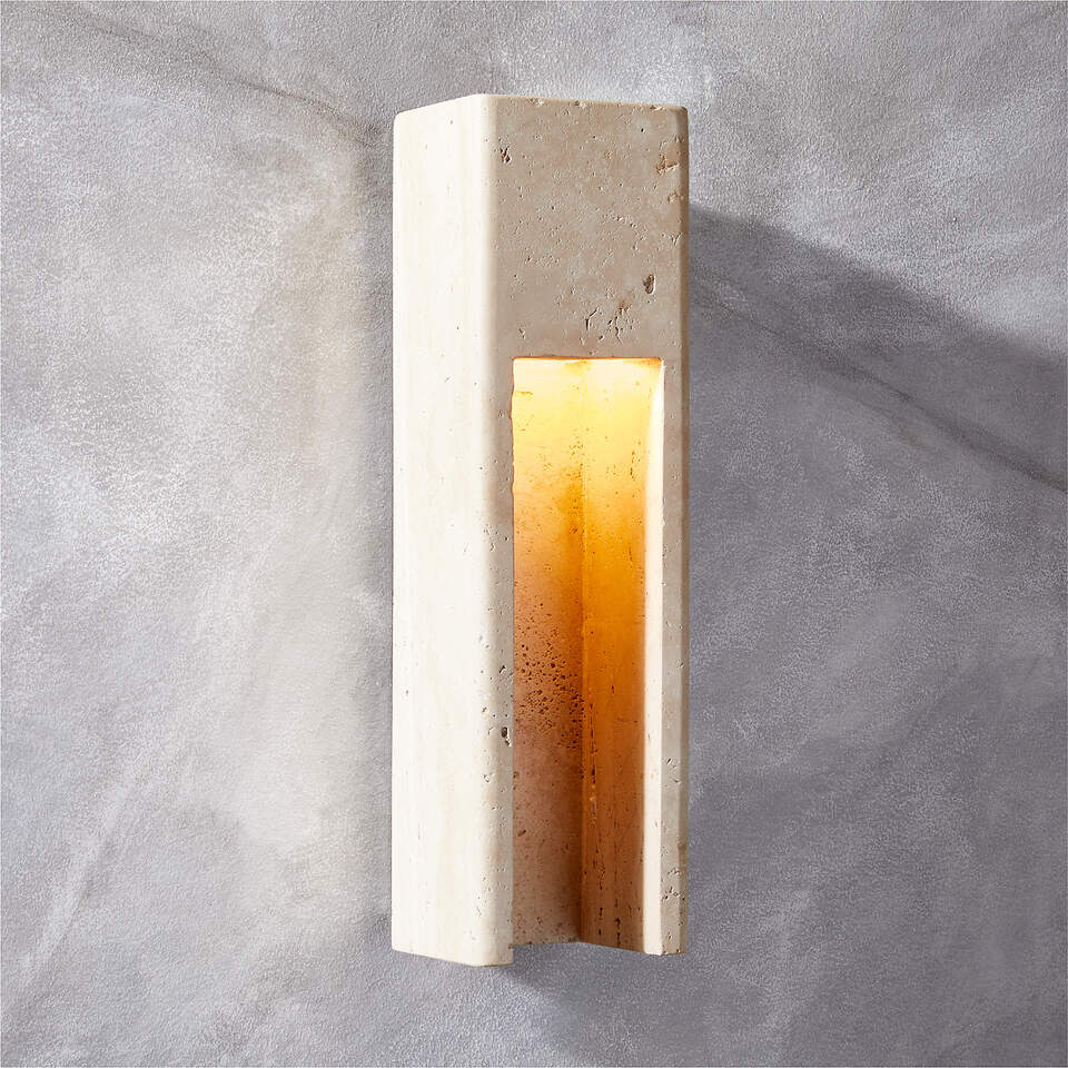 Graziano Travertine Wall Sconce