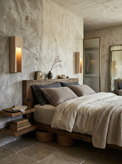 Graziano Travertine Wall Sconce