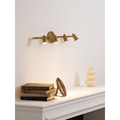 Fairley Brass Indoor Wall Light