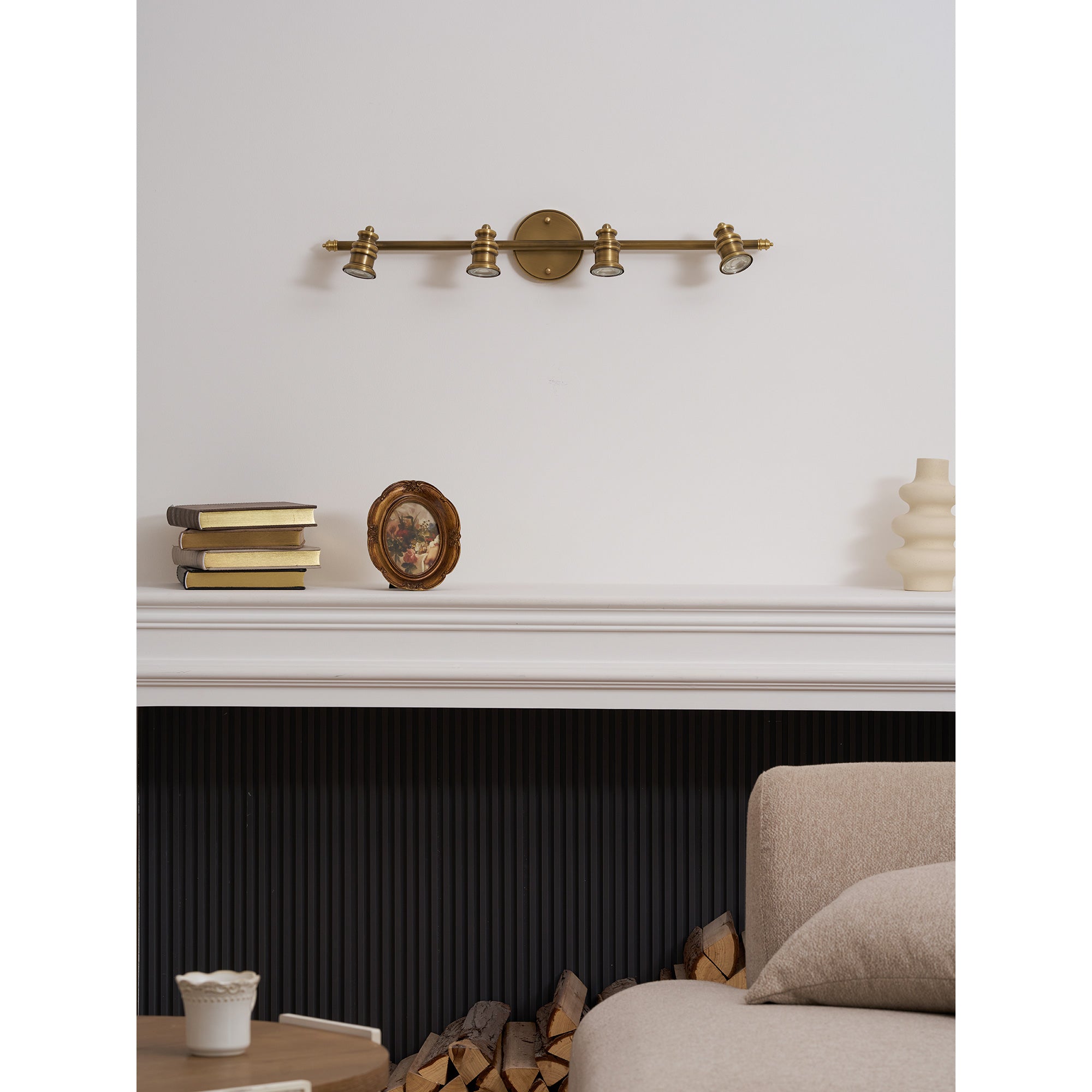 Fairley Brass Indoor Wall Light