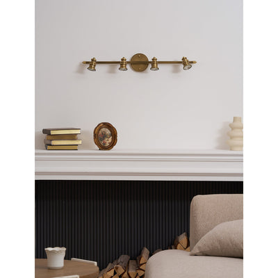 Fairley Brass Indoor Wall Light