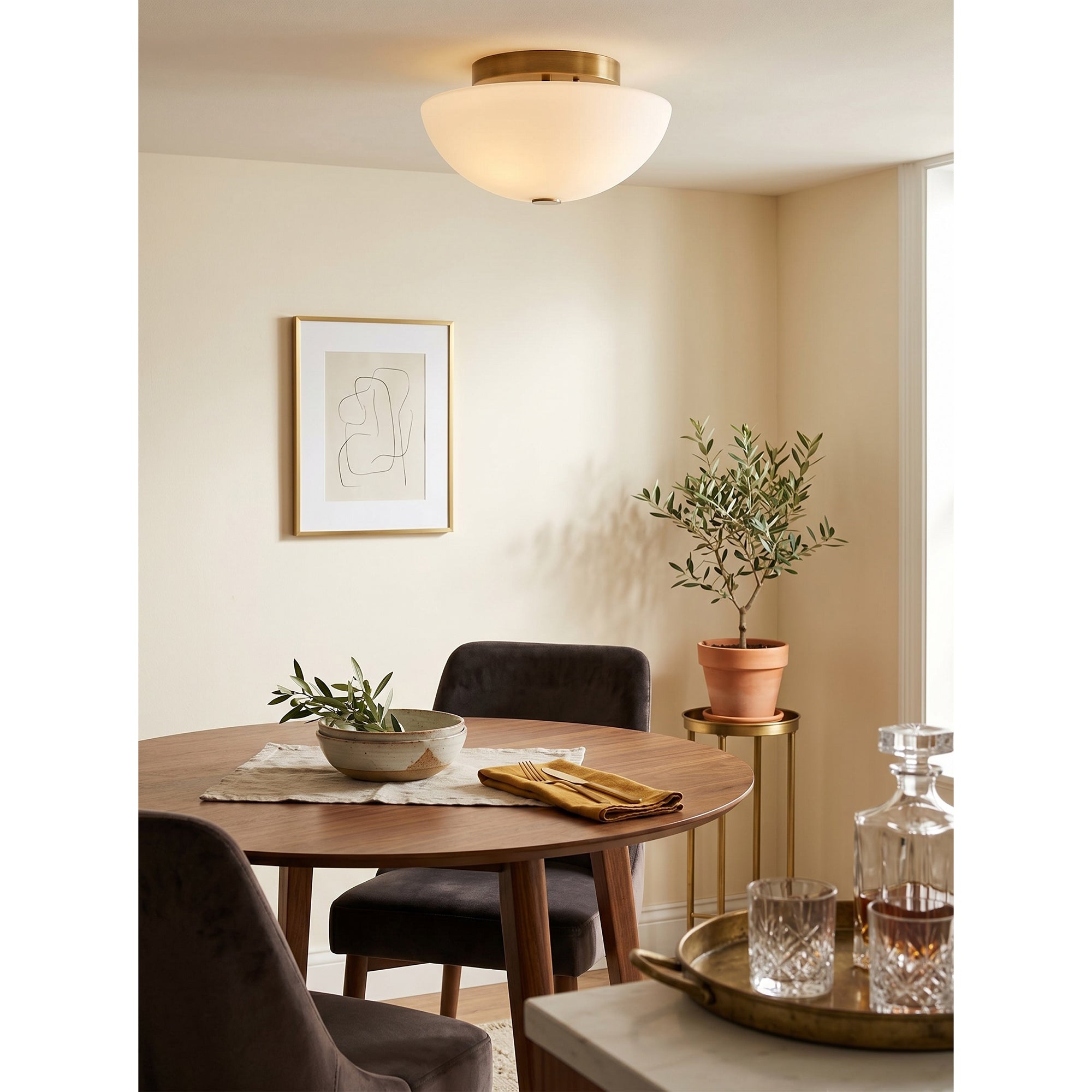 Rivirelle Dome Flush Mount