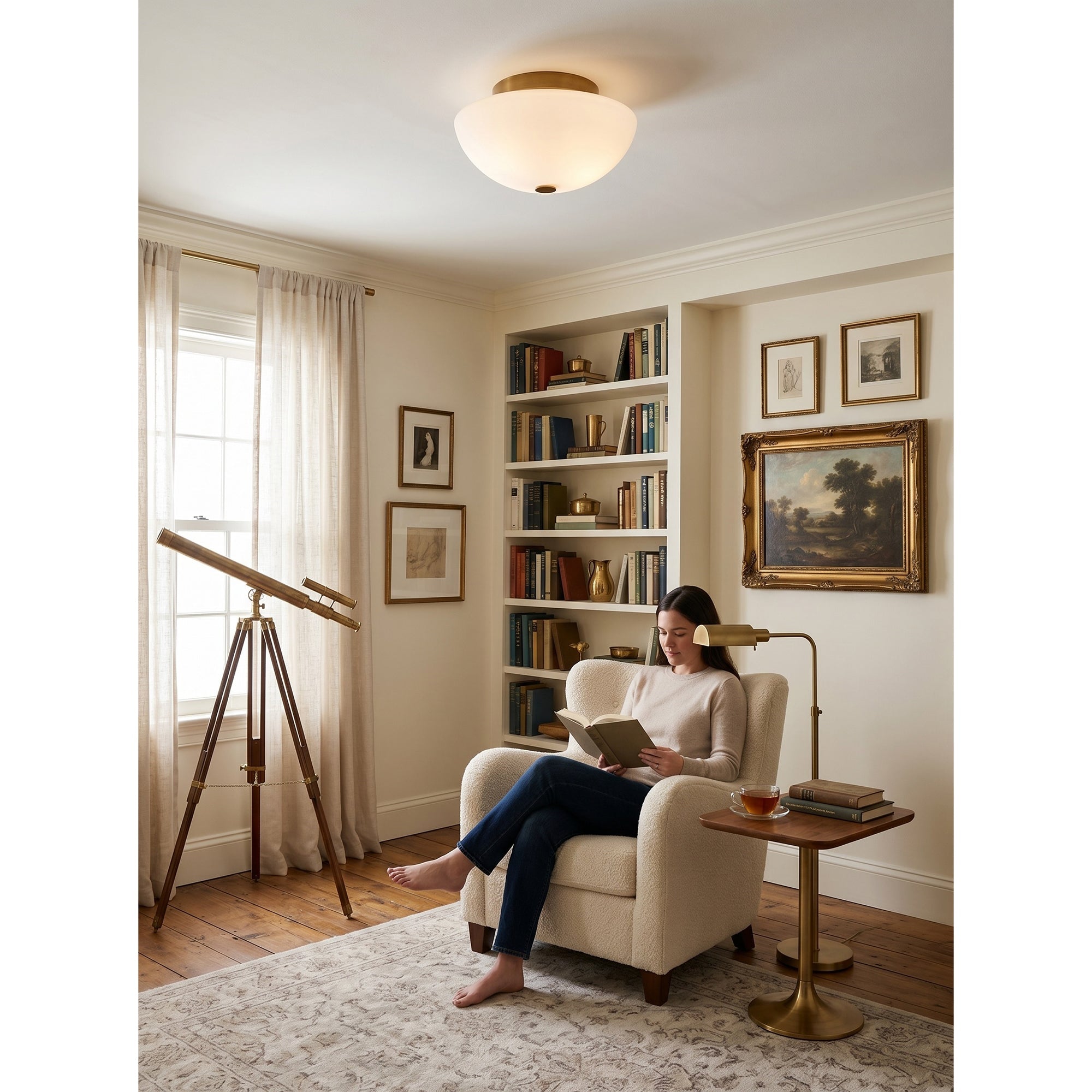 Rivirelle Dome Flush Mount
