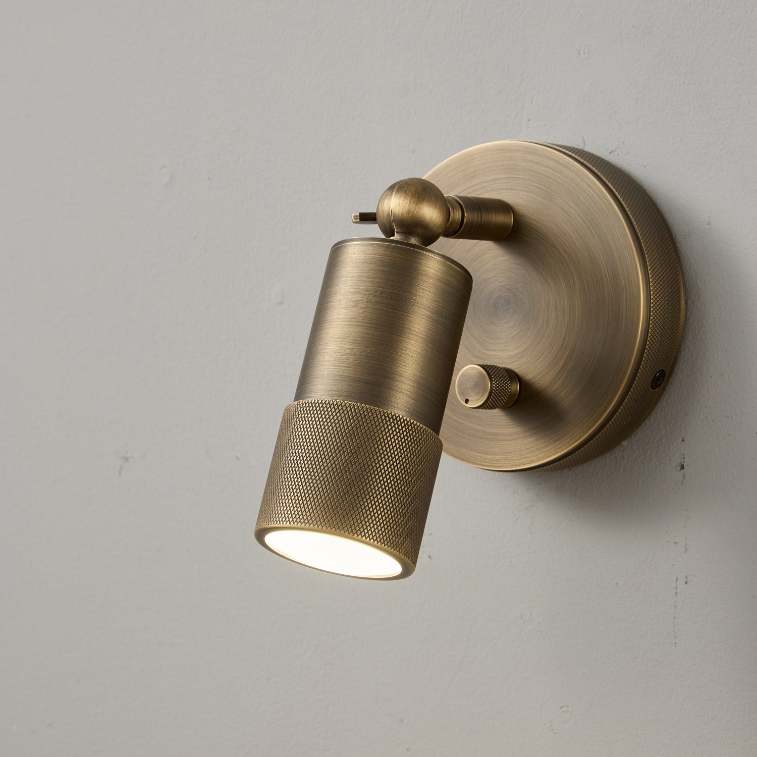 Ardencourt Brass Spotlight Indoor Wall Light