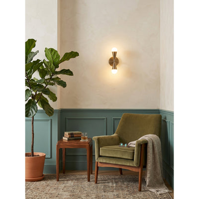 Karma Elvior Brass Double Wall Sconce