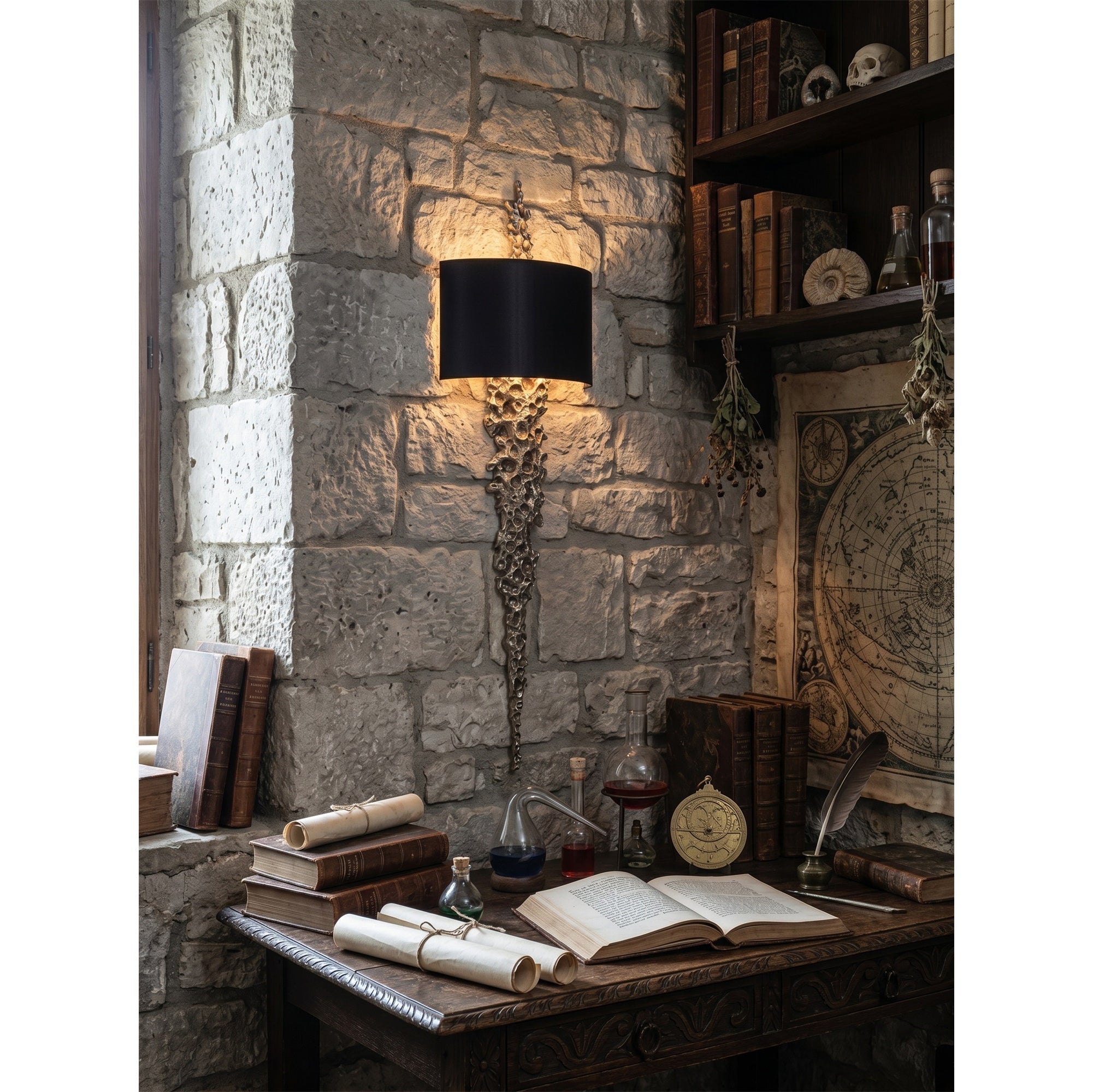 Nocthar Brass Wall Sconce