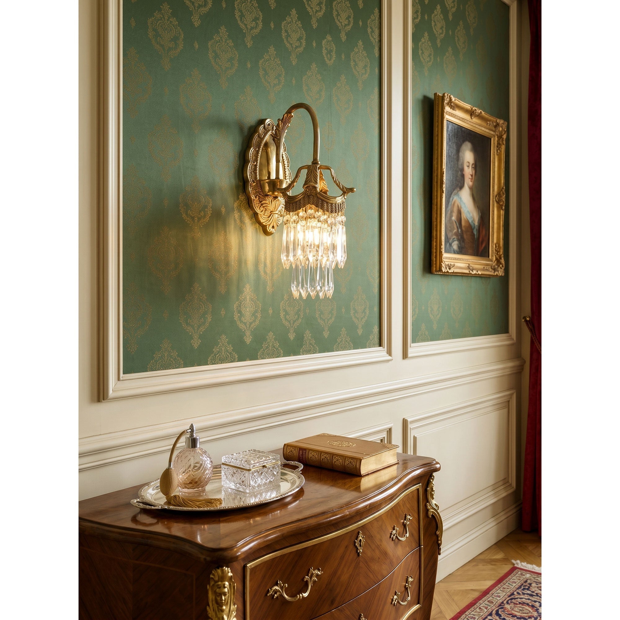 Mayfield Crystal Wall Sconces