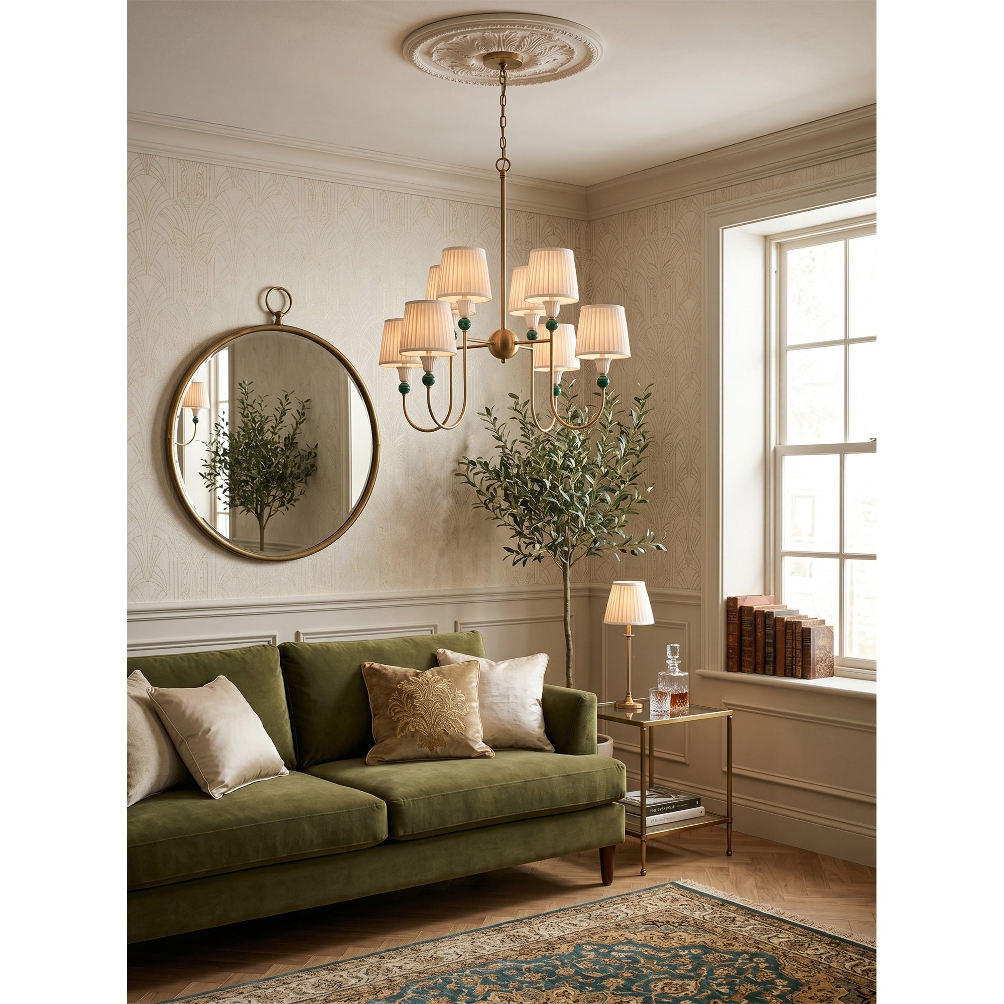 Weststone Brass Tiered Chandelier