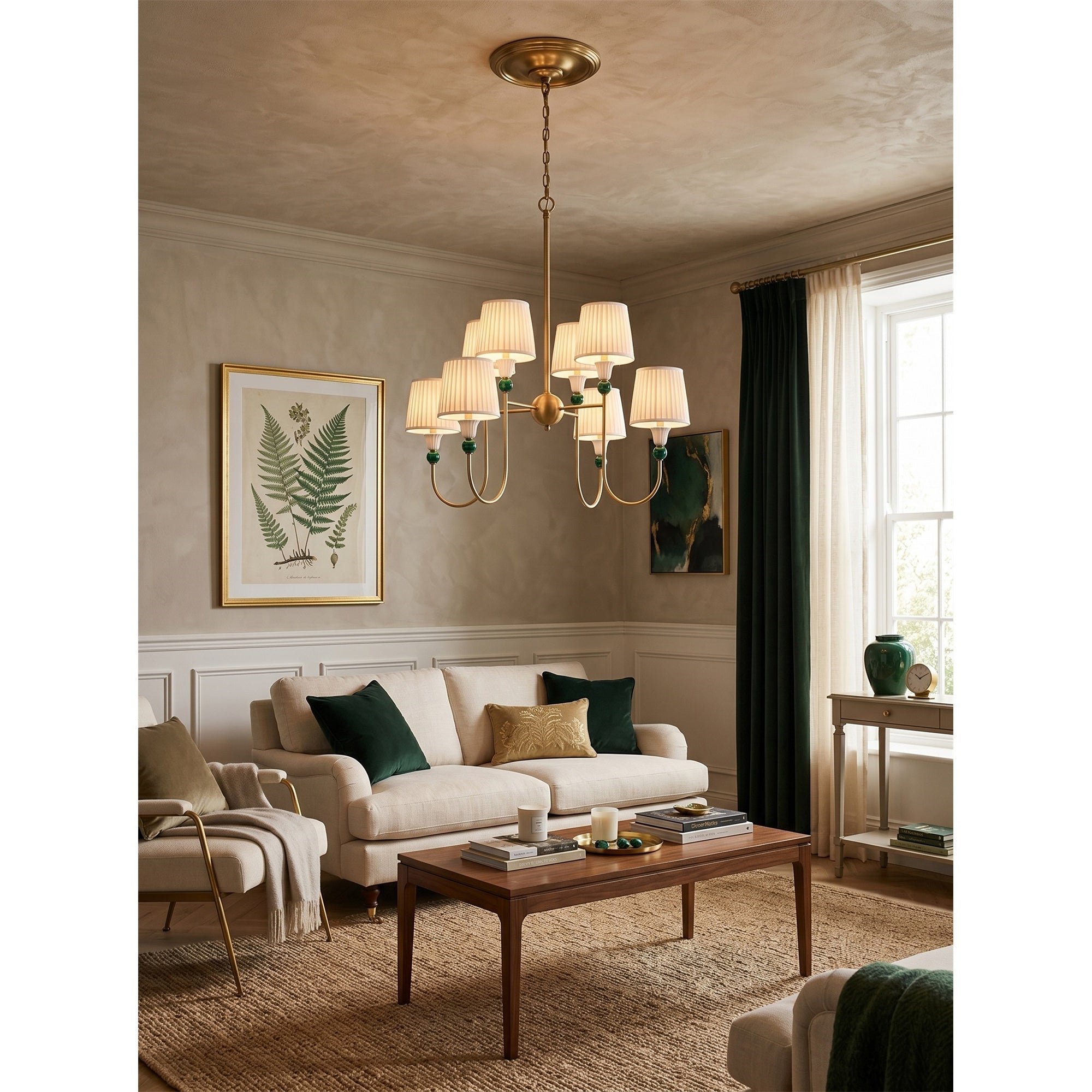 Weststone Brass Tiered Chandelier