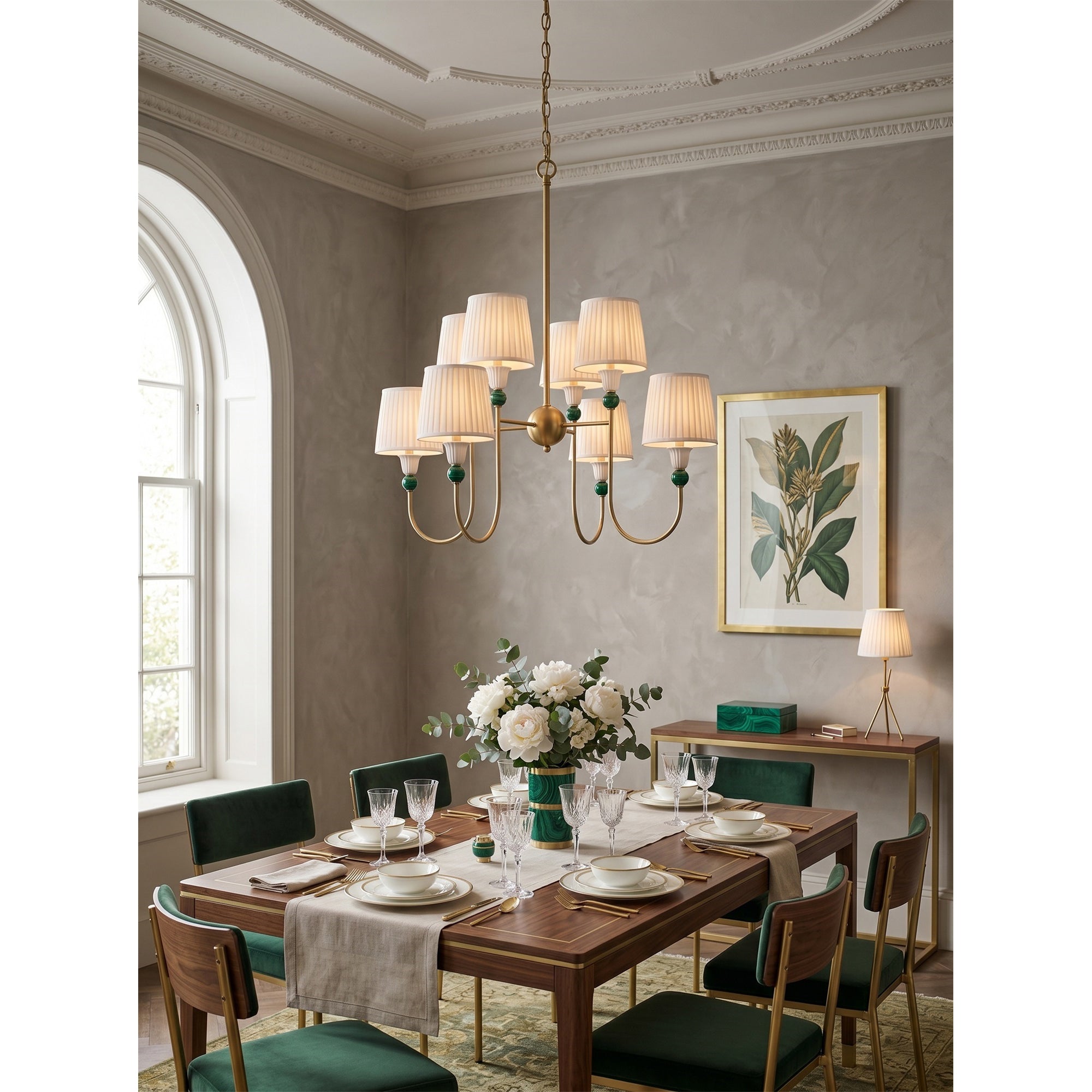Weststone Brass Tiered Chandelier