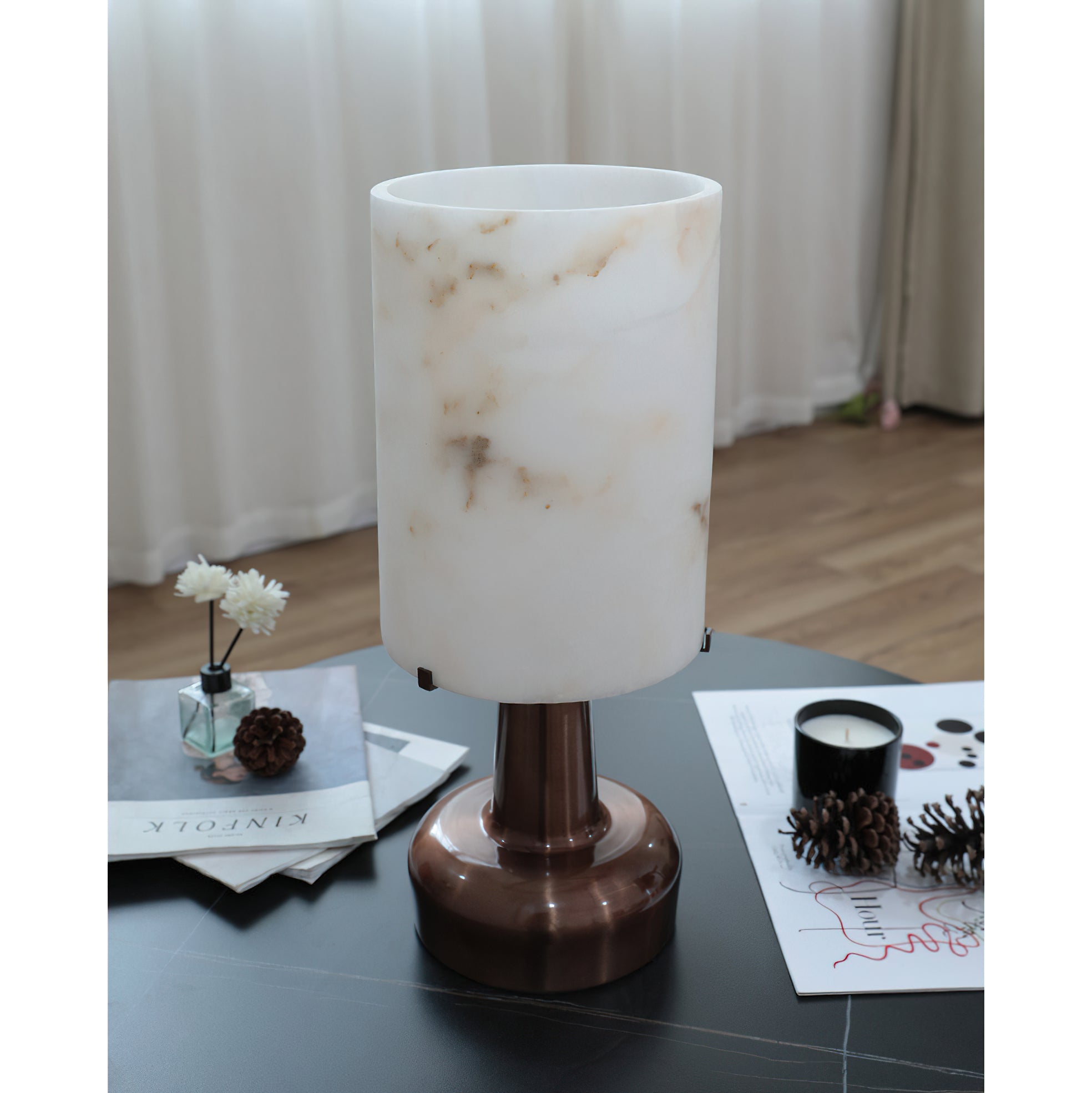 Orvex Alabaster Table Lamp