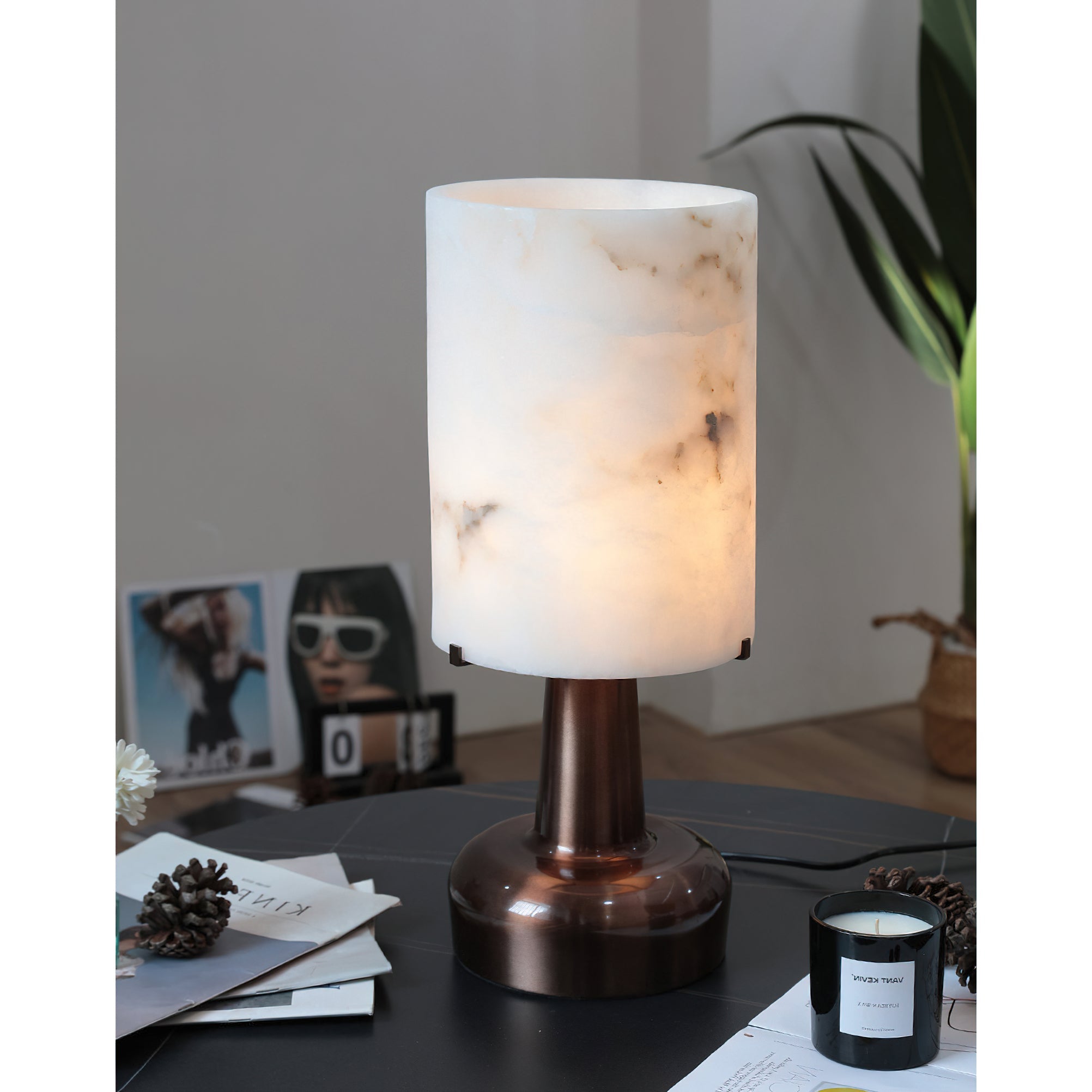 Orvex Alabaster Table Lamp