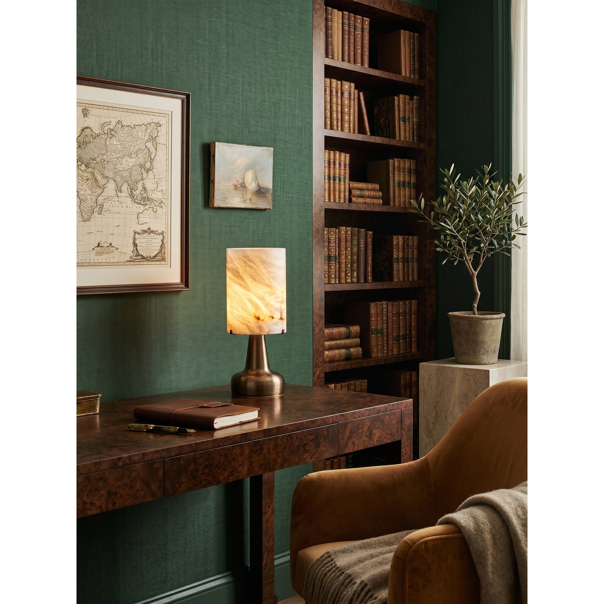 Orvex Alabaster Table Lamp