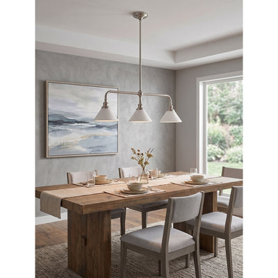 Oriivaria Brass Elegance Chandelier 3 Heads