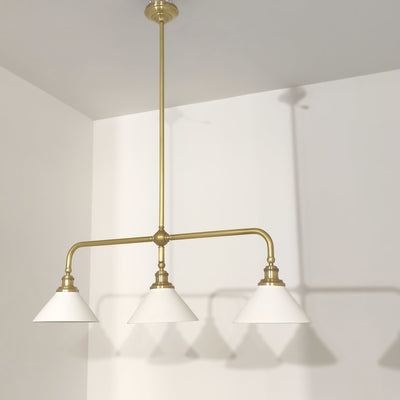 Oriivaria Brass Elegance Chandelier 3 Heads