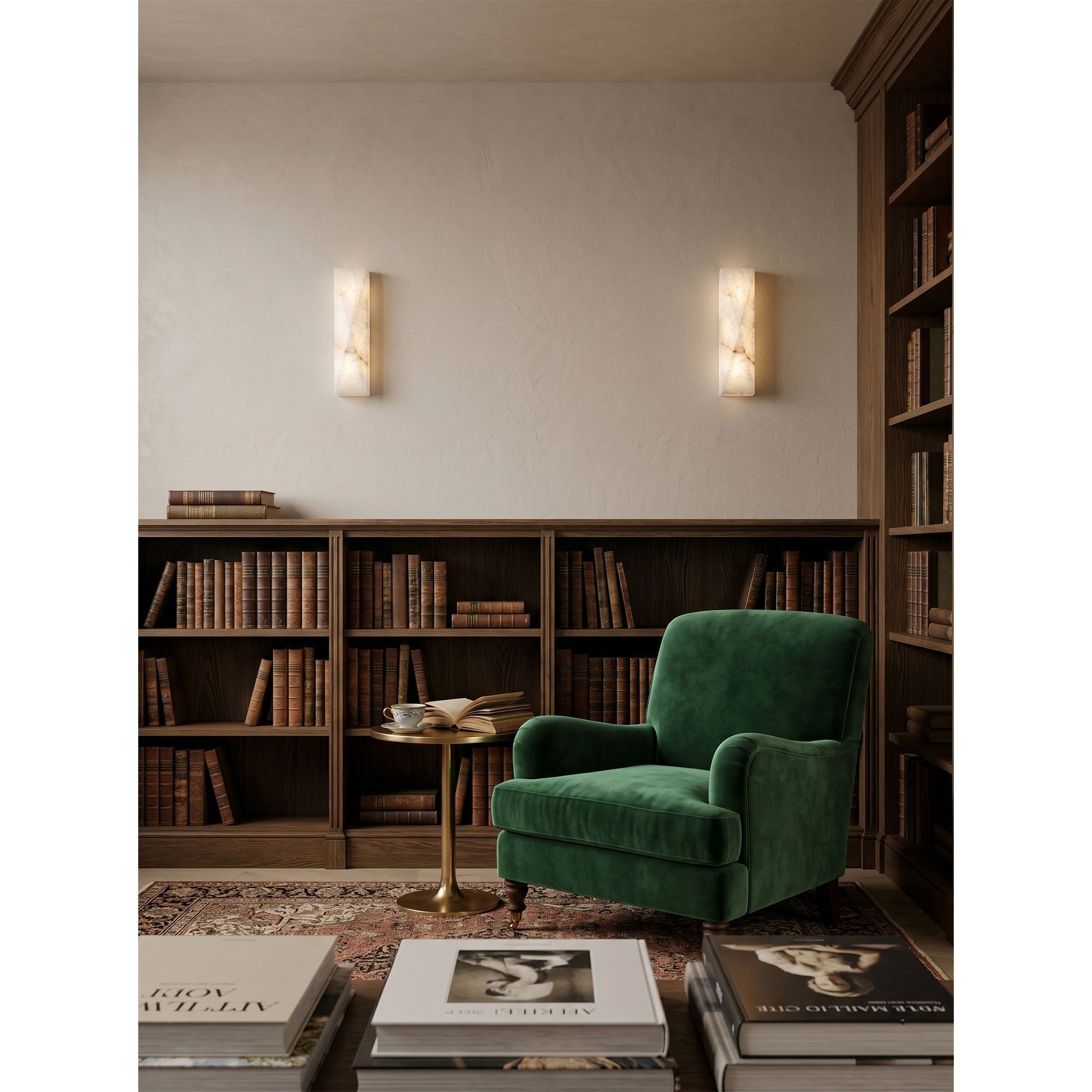 Delawood Alabaster Indoor Wall Light