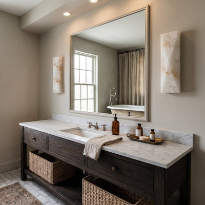 Delawood Alabaster Indoor Wall Light