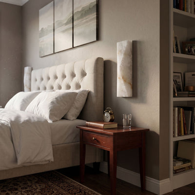 Delawood Alabaster Indoor Wall Light