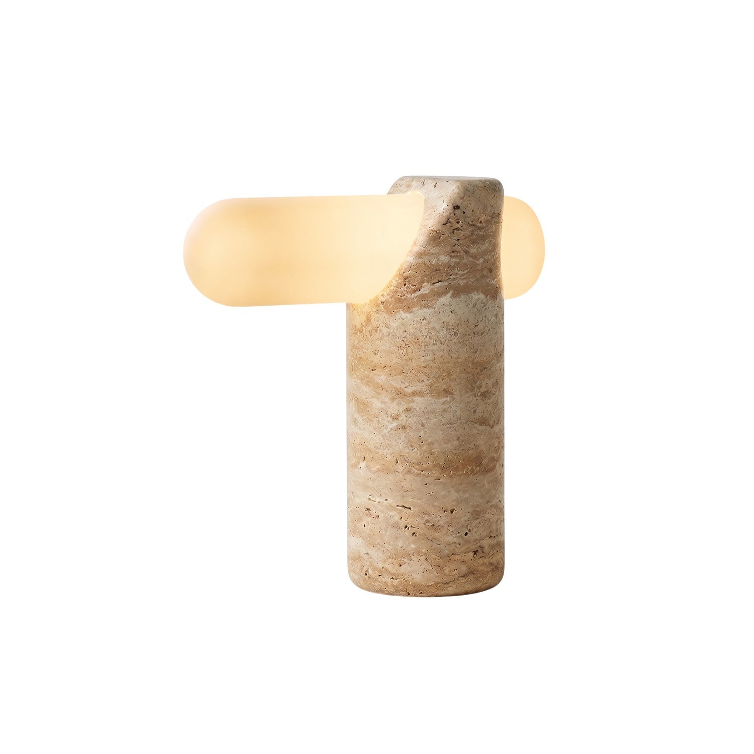 Marwen Travertine Table Lamp